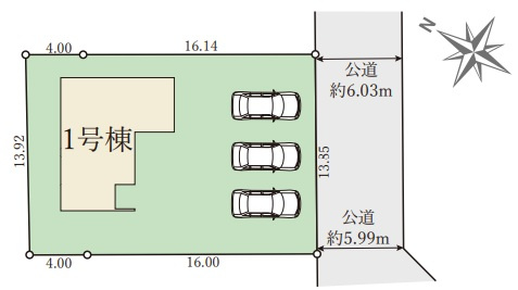 神戸市西区桜が丘中町2丁目の区画図
