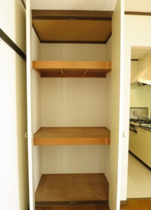 立花ハイツ　礼金０　テラス　角部屋　南西角住戸の収納