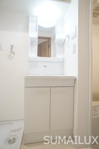 熊本市西区蓮台寺１丁目のアパートの独立洗面台