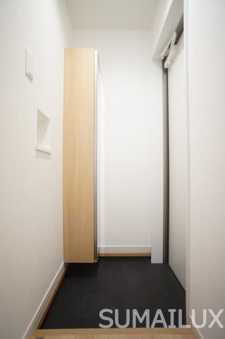 熊本市西区蓮台寺１丁目のアパートの玄関