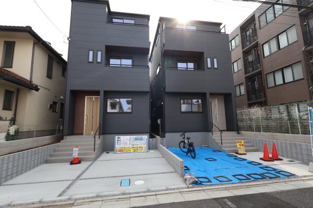 《仲介手数料無料》北区植竹町１丁目540-3新築一戸建てリーブルガーデンの外観|撮影日 2026年6月16日 15:40 曇り