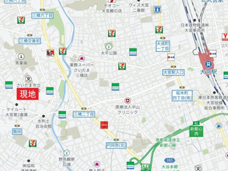 【周辺】 | さいたま市西区水判土　中古戸建 | 西区水判土：大宮駅からバス便が便利です。