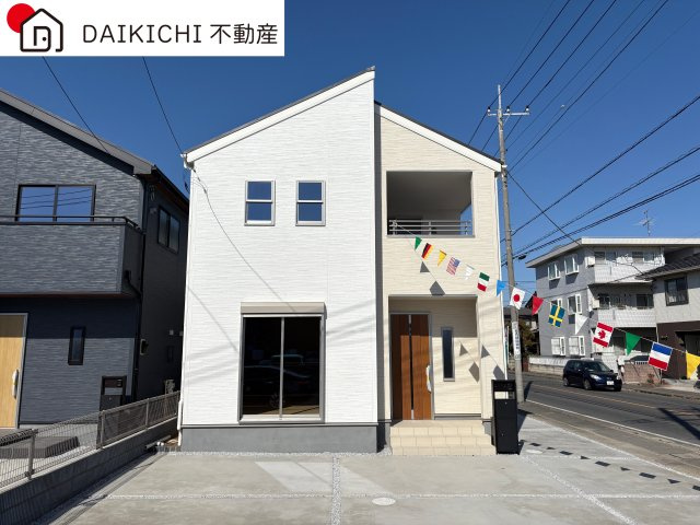 【外観】 | 熊谷市万平町第3   LiveleGarden.s　新築戸建　全4棟　4号棟 | 2/21撮影　４号棟