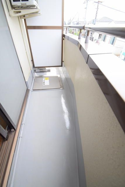 コーポハマのバルコニー