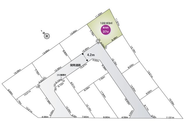 ５号地　区画図