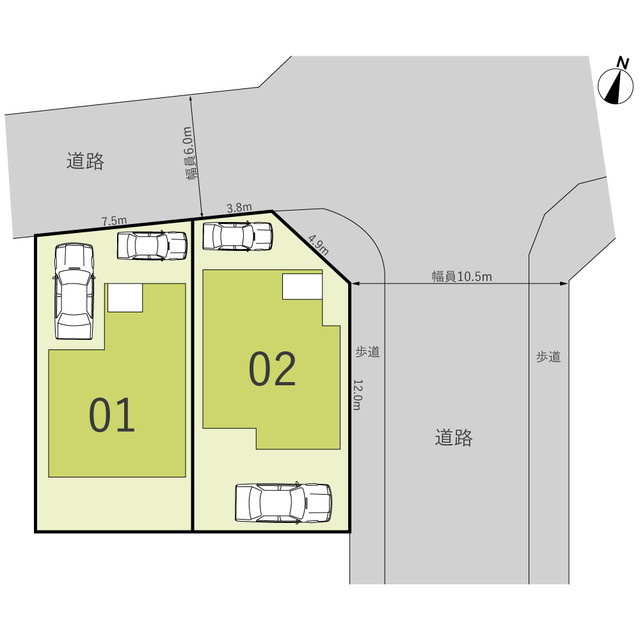 Sumai-to四街道市千代田の区画図