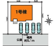 【区画図】 | 狭山市柏原　新築分譲　西武新宿線『新狭山駅』バス8分　【柏原小学区】