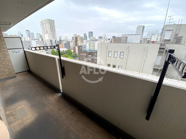 キングマンション江戸堀のバルコニー|キングマンション江戸堀　バルコニー