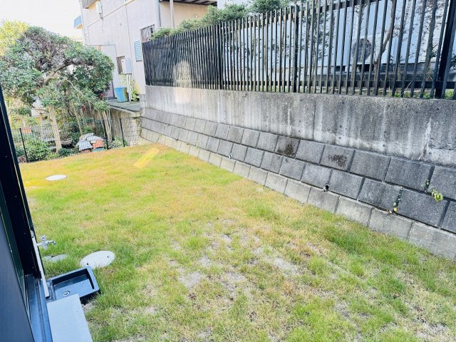 八王子市　絹ケ丘　新築未入居戸建ての庭|～ガーデニングなども楽しめる広々とした庭付き～