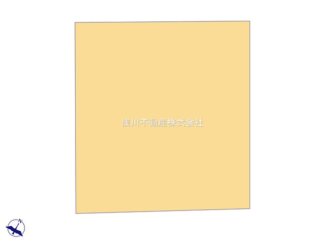 八王子市　絹ケ丘　新築未入居戸建ての区画図|～北側5ｍ道路に面している整形地～