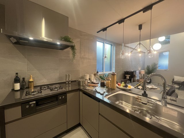 見た目も中身も強さもあるハイスペック戸建【神奈川区青木町新築戸建】のキッチン|使いやすいキッチンです