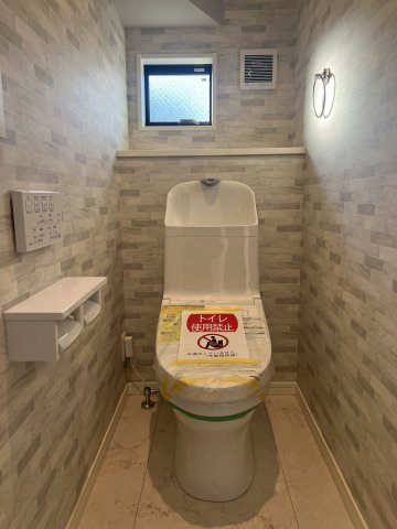 中央区田名　新築戸建全８棟のトイレ|モデルハウス棟のトイレです