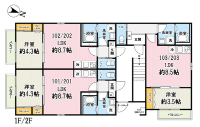 【区画図】 | カーサ・マミール