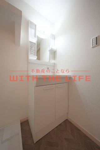 ベルフルール旭【キャッシュバック対象物件】の独立洗面台|※同建築会社施工の類似物件の画像です