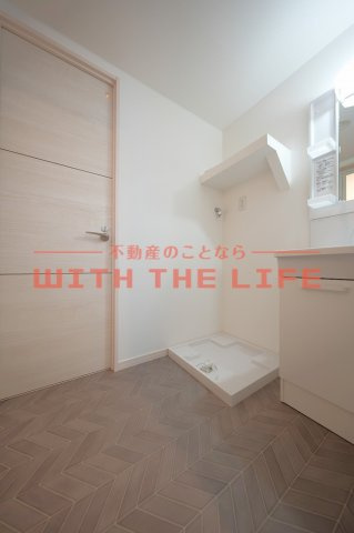 ベルフルール旭【キャッシュバック対象物件】の洗面所|※同建築会社施工の類似物件の画像です