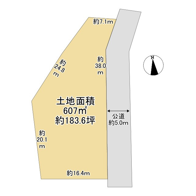 津市芸濃町椋本字菖蒲谷の土地図