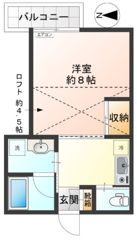 野方ニット・ドミトリーの間取り