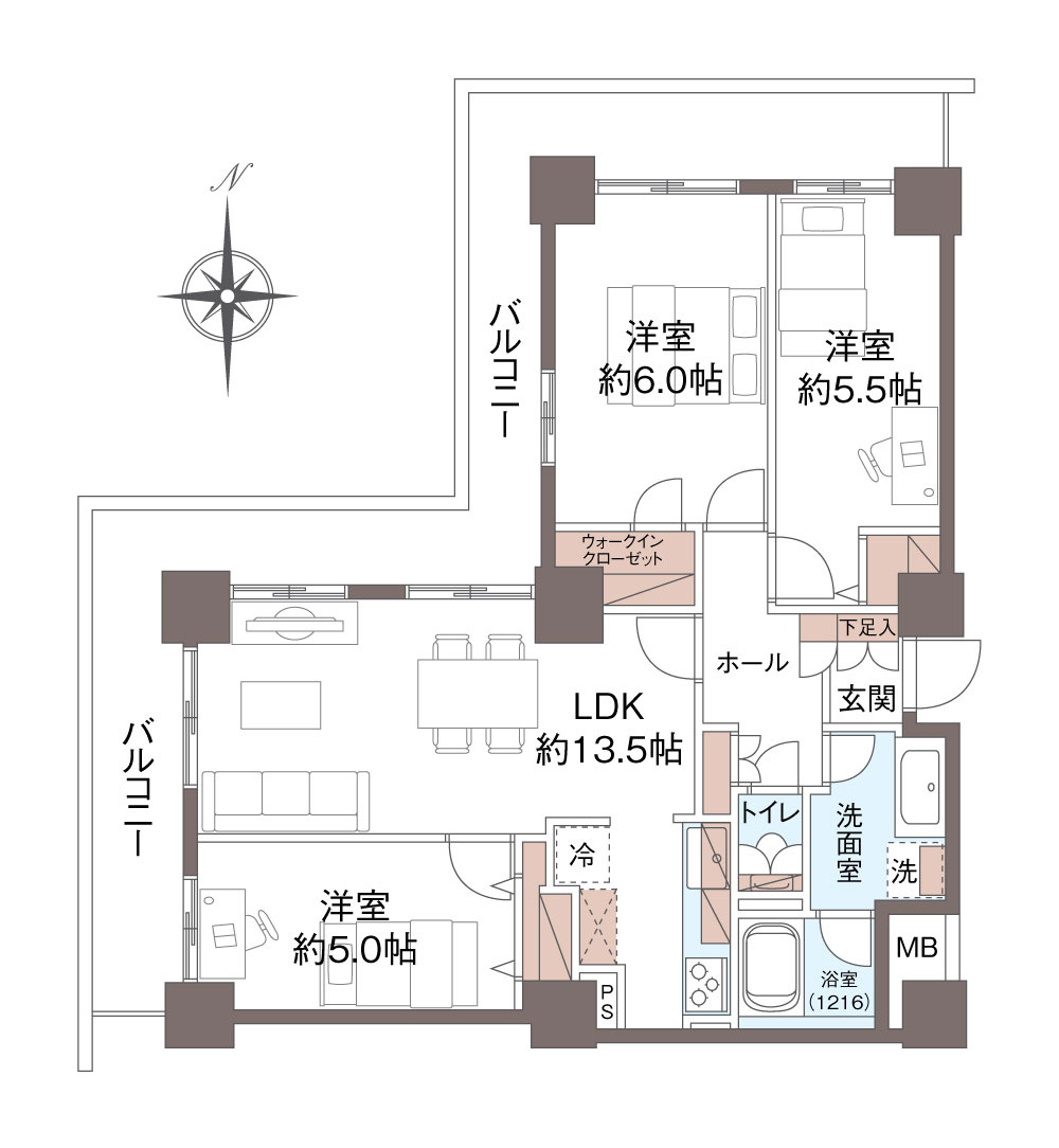 リプレ川口一番街1号棟