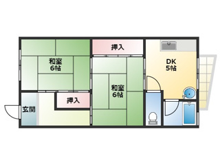 【間取り】 | マンション鈴蘭荘