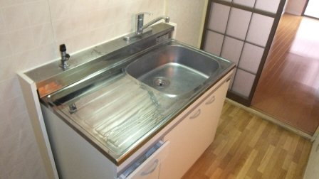 メゾン・タカツのキッチン|ガスコンロ設置可能です