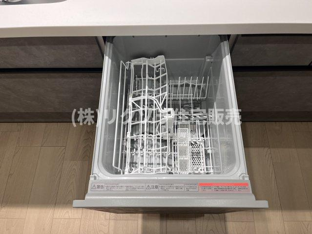 川勝町　新築一戸建てのキッチン|食器洗い乾燥機
■物件内覧・資金計画相談・住宅ローン相談、リフォーム相談、お問合せ受付中■
※当日・翌日のご内覧、ご相談はお電話でのお問合せがスムーズです！