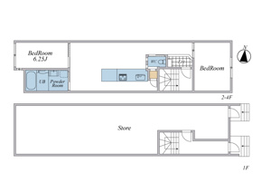 【参考プラン】 | 1階店舗付4階建マンションプラン（建物面積289.63平米）