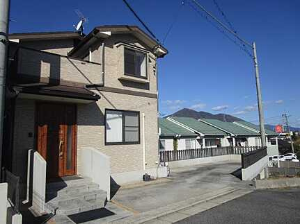 安佐南区川内1丁目の前面道路含む現地写真