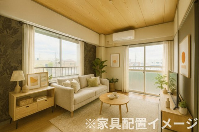 【洋室】 | 藤田ビル | 家具はイメージです。