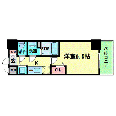 【間取り】 | プレサンス江戸堀