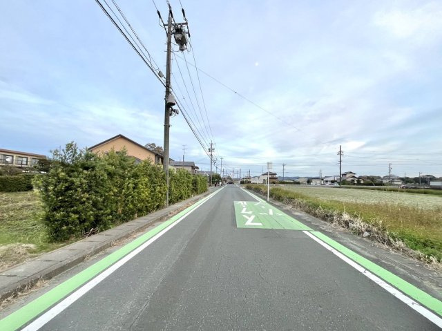 【前面道路含む現地写真】 | 浜松市浜名区中瀬　店舗用土地