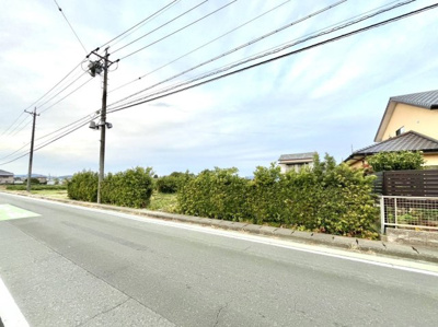 【前面道路含む現地写真】 | 浜松市浜名区中瀬　店舗用土地