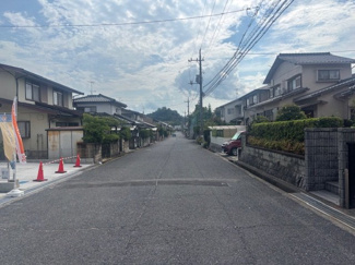 【前面道路含む現地写真】 | 廿日市市阿品台3（阿品駅）全2区画　NO2 | 前面道路8.2ｍ
