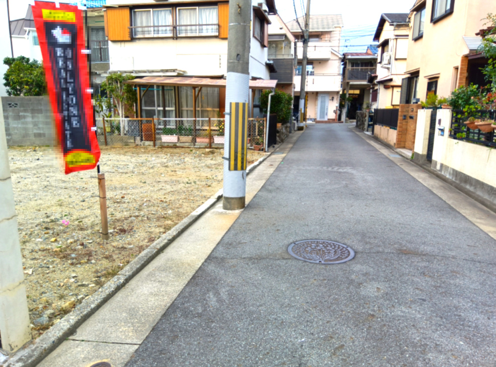 宝塚市安倉南4丁目　土地の周辺|前面道路を含む現地写真