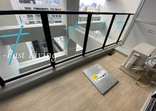 メゾンカルム日本橋馬喰町のバルコニー