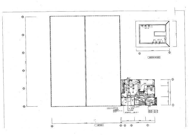 厚木市岡田5丁目倉庫の区画図|２階平面図