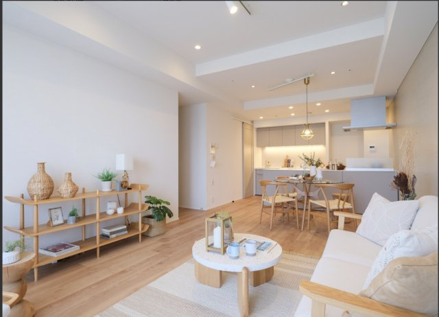 【居間・リビング】 | ★仲介手数料無料★パークタワー品川ベイワード（品川駅が徒歩圏内のタワーレジデンス）