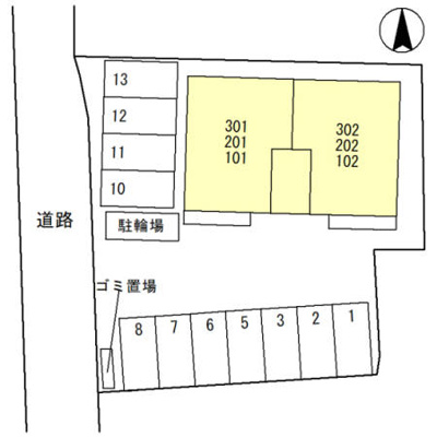 【区画図】 | ハイツブリエ