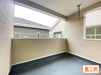 【内観：施工例】 | 横浜市戸塚区深谷町　全2棟　今回販売2棟　1号棟 | 同施工会社施工例（バルコニー）