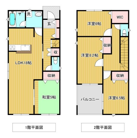 久留米市諏訪野町　新築戸建【3号棟】の間取り