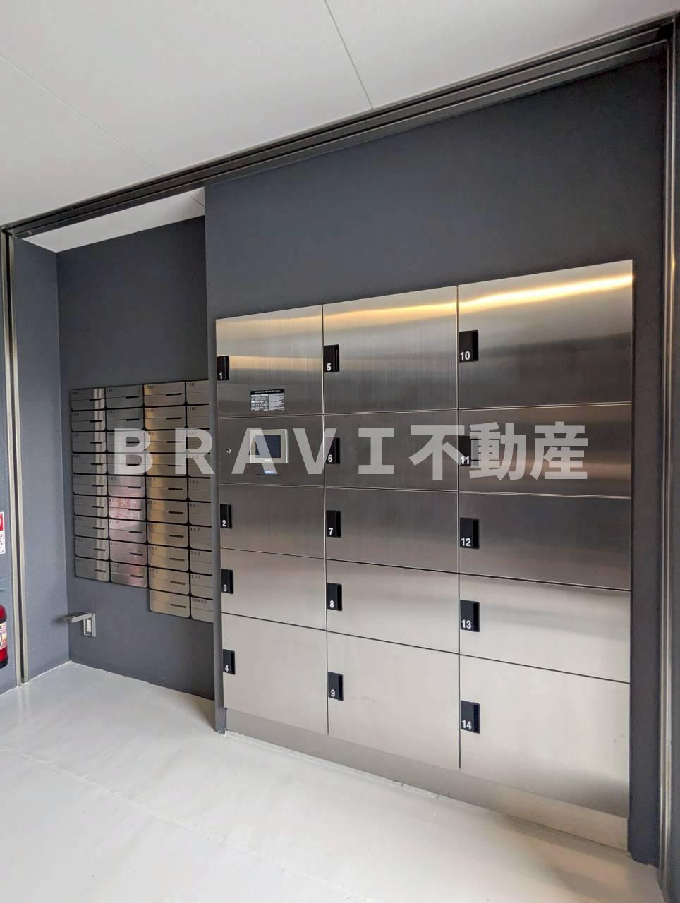 S-RESIDENCE天満橋ar BRAVI不動産のその他共用部分|宅配BOX完備