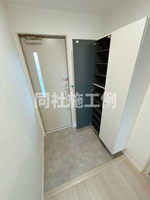 【玄関】 | 神戸市垂水区東垂水新築アパート北棟 | 同社施工例