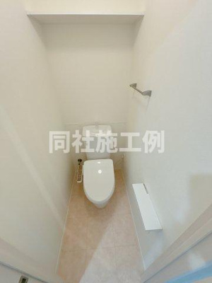 【トイレ】 | 神戸市垂水区東垂水新築アパート北棟 | 同社施工例