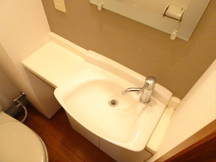 クラスティーナ下北沢の洗面所|明るい洗面所です