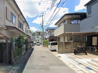 【前面道路含む現地写真】 | 山科区西野櫃川町　売地（建築条件付き）