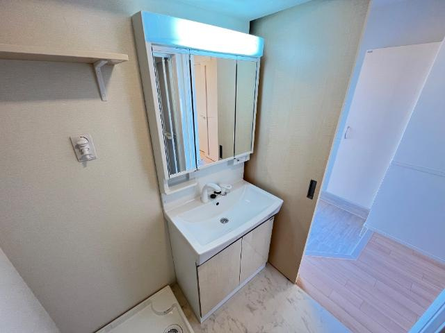 ライブコア佐野の洗面所|洗髪洗面化粧台