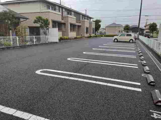 リバーパークの駐車場