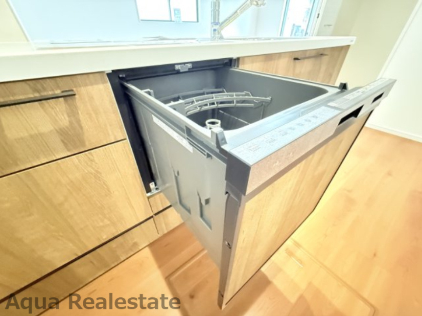 高松市三条町新築戸建のキッチン|お料理しやすいキッチンです