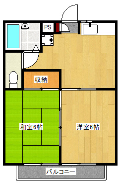 クレインSKの間取り