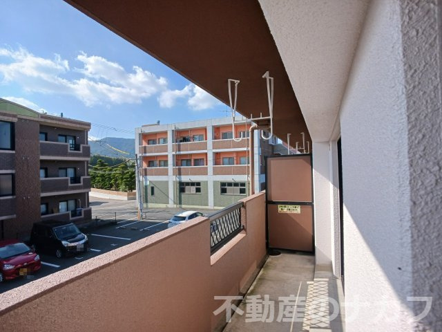 ベルメゾンのバルコニー