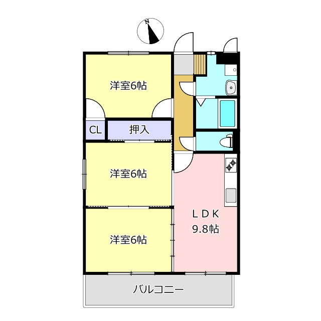 ベルメゾンの間取り